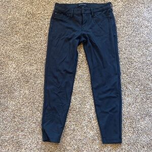 Form fitting stretchy pants.
